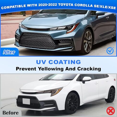 مصباح أمامي JFN LED متوافق مع 2020-2022 Corolla SE/XLE/XSE 8111002S50 TO2503287 (جانب السائق (يسار)) in Kuwait