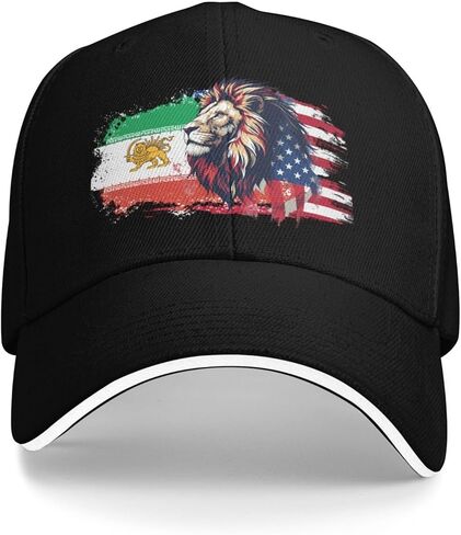Iran Revolution 2026 Hat hat Free Iran 2026 Iranian Flag with Lion Baseball Cap for Men Women in Kuwait