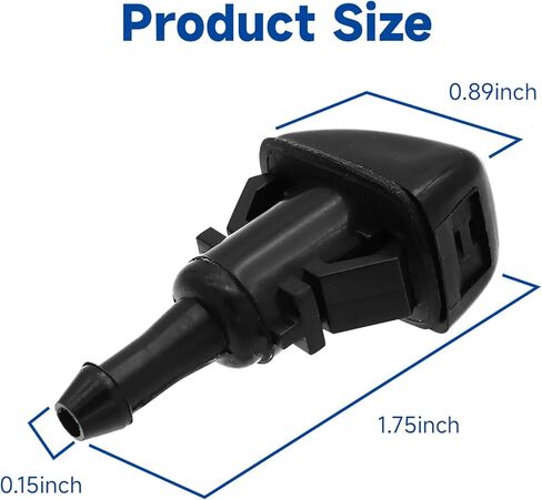 Windshield Washer Nozzle ‎for Chevrolet Silverado 1500 2014-2019 for Chevrolet Suburban 2015-2020 Windshield Sprayer Nozzles Wiper Washer Fluid Jet NO.23181646 2PCS in Saudi Arabia