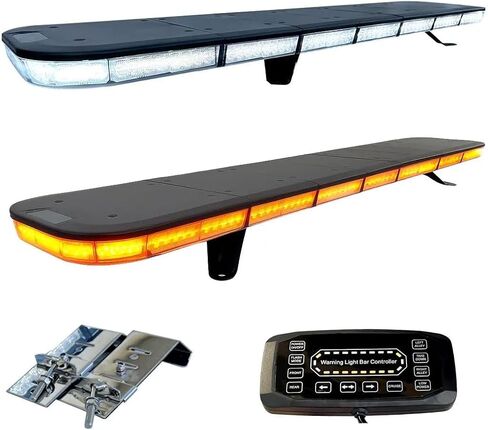 48 inch Light Bar - Strobe Light Bar - Tow Truck Light Bar - Strobe Lights for Trucks - Emergency Lights for Vehicles- LED Strobe Light Bar - Amber Light Bar - Construction Lights for Trucks in Saudi Arabia