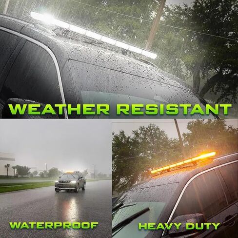 48 inch Light Bar - Strobe Light Bar - Tow Truck Light Bar - Strobe Lights for Trucks - Emergency Lights for Vehicles- LED Strobe Light Bar - Amber Light Bar - Construction Lights for Trucks in Saudi Arabia