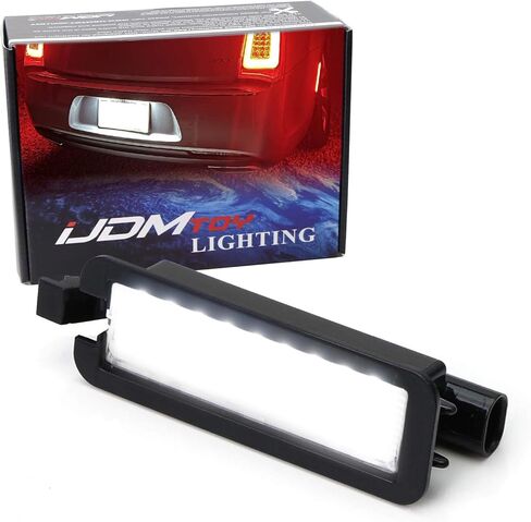 iJDMTOY OEM-Fit 3W 18-SMD LED License Plate Light Kit Compatible With Dodge 2015-up Charger Challenger, Compatible WIth Chrysler 300 & Pacifica, Compatible With Jeep 2017-up Compass, etc in Kuwait