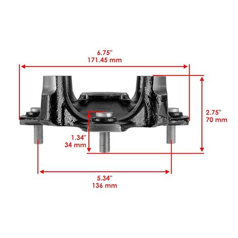 Caltric Rear Wheel Hub Compatible with Can Am Defender HD10 2018 2019 2020 2021 2022 in Saudi Arabia