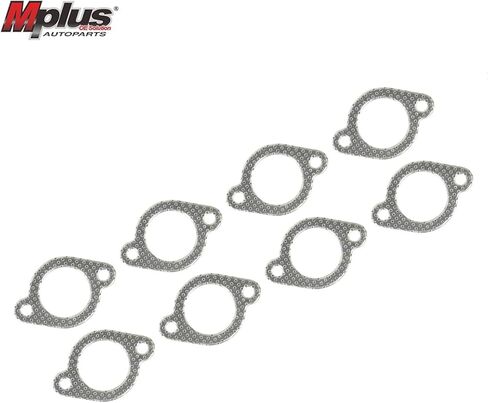 MPLUS MS92568 Exhaust Manifold Gasket Set Compatible with 1991-2016 for Ford/for Lincoln/for Mercury 4.6L 5.4L V8 VIN W X L in Saudi Arabia