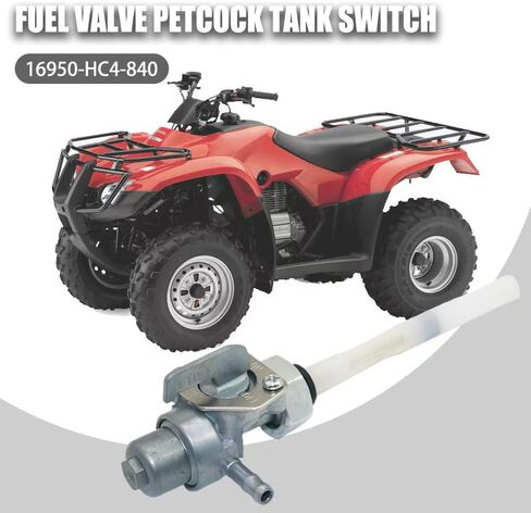 Fuel Valve Petcock 16950-HC4-840 Fits for Honda Big Red 250 ATC250ES ATC250SX ATC350X 1985 1986 1987 FourTrax 200 TRX200SX FourTrax 250 TRX250 1985-1992 FourTrax 300 TRX300 1988-2000 in Saudi Arabia