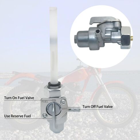 Fuel Valve Petcock 16950-HC4-840 Fits for Honda Big Red 250 ATC250ES ATC250SX ATC350X 1985 1986 1987 FourTrax 200 TRX200SX FourTrax 250 TRX250 1985-1992 FourTrax 300 TRX300 1988-2000 in Saudi Arabia