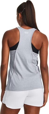 Under Armour Women's Graphic Softball Plate Tank Top, Steel Light Heather - Medium in Saudi Arabia