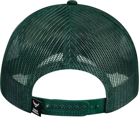 RANCH & CORRAL cap adult snap adjustable barbecue, Black, 3-5 3/8 in Saudi Arabia