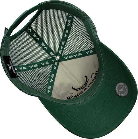 RANCH & CORRAL cap adult snap adjustable barbecue, Black, 3-5 3/8 in Saudi Arabia