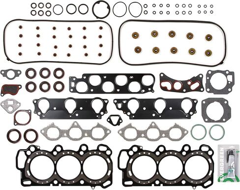 Evergreen SA-5494199516-6 Full Gasket Set Bearings Rings Compatible With/For 99-01 Honda Odyssey 3.5L SOHC J32A1 J35A4 in Saudi Arabia