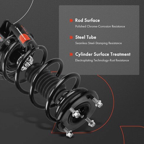 A-Premium Front and Rear Pair (4) Complete Strut and Coil Spring Assembly Compatible with Ford Explorer 2013-2019, Driver and Passenger Side in Saudi Arabia