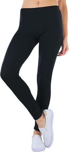 ToBeInStyle Women's Skinny Fit Cotton Full Length Leggings Tights - Regular and Plus Sizes in Saudi Arabia
