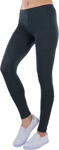 ToBeInStyle Women's Skinny Fit Cotton Full Length Leggings Tights - Regular and Plus Sizes in Saudi Arabia