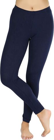 ToBeInStyle Women's Skinny Fit Cotton Full Length Leggings Tights - Regular and Plus Sizes in Saudi Arabia