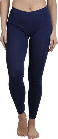 ToBeInStyle Women's Skinny Fit Cotton Full Length Leggings Tights - Regular and Plus Sizes in Saudi Arabia