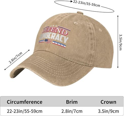 Defend Democracy Hat Save Democracy Hat Trucker Cap for Men Women Black in Saudi Arabia