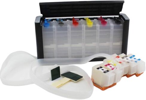 Empty CISS Ink Supply System UP 378+478 312+314 Compatible with XP 15000 XP 15010 XP 15080 XP15010 XP15080 Without Chip in Kuwait