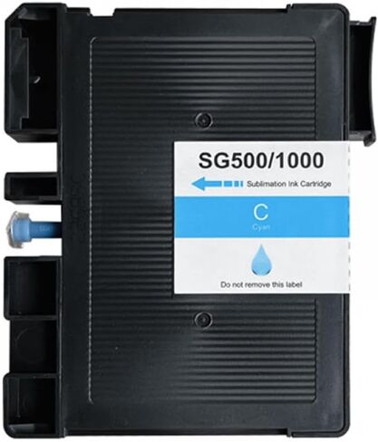 Sublimation Ink Cartridge with Chip Plug and Play Compatible with SAWGRASS SG500 SG1000(C 1PC) in Saudi Arabia