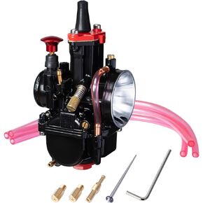 PWK 32mm Carburetors High Performance Universal Carburetor with carb kit for 200cc to 250cc 2T4T Engine Motorcycle Go kart Dirt Bike Pit Bike Racing Dirt Bike Mini Bike Scooter ATV Quad in Saudi Arabia