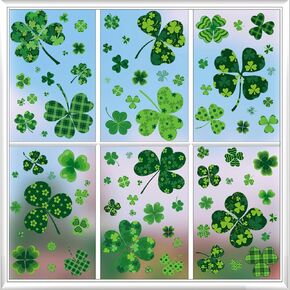 Easter Window Clings for Glass Windows Bunny Window Stickers Easter Eggs Window Decorations Spring Floral Window Decals for Home School Office Shop Holiday Party Decoration Supplies 9 Sheets in Saudi Arabia
