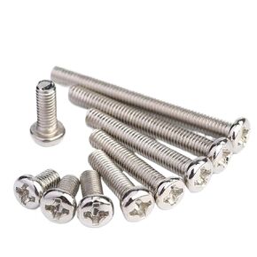 10-100 قطعة M1 M1.2 M1.4 M1.6 M1.7 M2 M2.5 M3 M3.5 M4 M5 مطلي بالنيكل الكربون الصلب الصليب راحة عموم مسامير الرأس (5 مللي متر ، M1 (100 قطعة)) in Kuwait