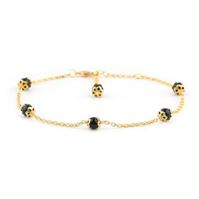 Trendsetting AQUAMARINE Anklet, Handmade Craft, Anklet Beads Bracelet, Chakra Healing Anklet, Gemstone Women Jewelry, Hypoallergenic Gold Plated Brass Anklet 9 inch + 1.5 inch (1pcs) in Kuwait