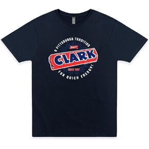 Boyer® Clark® Bar A Pittsburgh Tradition Tee - Retro Candy Logo Tee, Soft Cotton Short Sleeve Unisex Shirt in Saudi Arabia