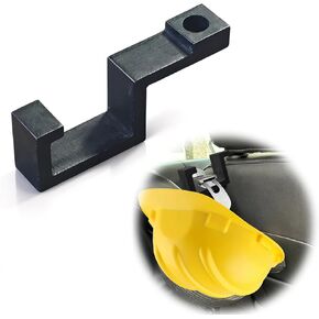 حامل القبعة الصلبة لمسند ظهر مقعد الشاحنة وخطاف مسند رأس السيارة العالمي للقبعات الصلبة وسترات الأمان والحقائب والعتاد | منظمة توفير المساحة (نمط خشب الخيزران) in Kuwait