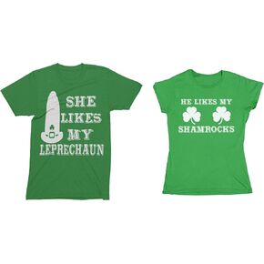 St. Patty's Day Couple Shirt, Funny St Patrick's Day T-Shirt, Funny Couples Shirts, Matching St Patricks Day, Irish in Kuwait