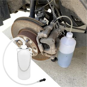 1L Car Brake Bleeder Bottle Kit with Chain & 23.62" Brake Bleeder Hose,Brakes Bleeders Kit for Vehicle System Maintenance,Hangable Car Brakes Fluid Bleeders Kits in Kuwait