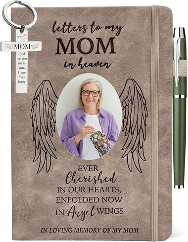 Dad Memorial Gifts for Loss of Father, In Loving Memory of Dad Journal 200 Pages Notebook A5 Lined with Window Space Photo Insert, Dad Passing Away Sympathy Remembrance Bereavement Grieving Gift in Saudi Arabia
