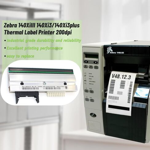 G48000M رأس الطباعة الجديد لزيبرا 140Xi3 140XiIIIPlus 140 Xi3 طابعة باركود حرارية 203 ديسيبل متوحد الخواص حقيقية in Saudi Arabia