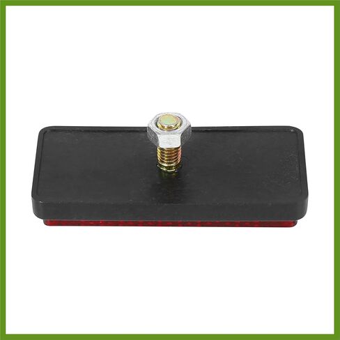 Pair M6x1.0 Red Rectangle Universal Screw Mount Reflective Warning Reflector for Motorcycle Bike 56mm Length Replace Parts Vehicle Components in Saudi Arabia