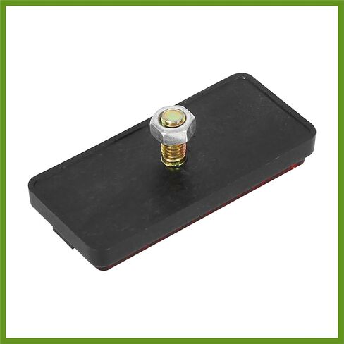Pair M6x1.0 Red Rectangle Universal Screw Mount Reflective Warning Reflector for Motorcycle Bike 56mm Length Replace Parts Vehicle Components in Saudi Arabia