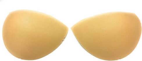 Bra Cup Pads -Inserts Foam Push Up Bra Pads Inserts - Nude Color- Size 36 B -Pack of 2 Pairs in Saudi Arabia