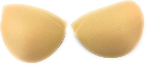 Bra Cup Pads -Inserts Foam Push Up Bra Pads Inserts - Nude Color- Size 36 B -Pack of 2 Pairs in Saudi Arabia
