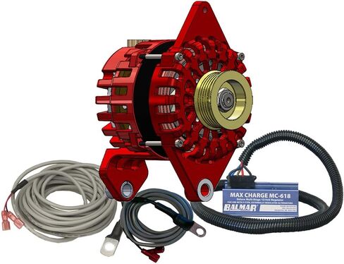 XT-DF4-170-K6-KIT - مولد بديل لما بعد البيع 170 أمبير، 12 فولت 4 بوصة، منظم بكرة K6 ومستشعر درجة الحرارة متوافق مع Balmar in Saudi Arabia
