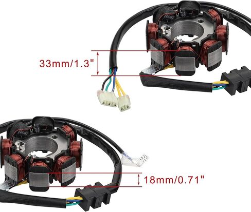 WOOSTAR 8 Coil 5 Wire Magneto Stator Replacement for TRX200 Fourtrax 200 1990-1991 TRX200D Fourtrax 200 1991-1997 TRX200A FourTrax 200 1990-1991 TRX200D FourTrax 200 Type || 1991-1997 in Saudi Arabia