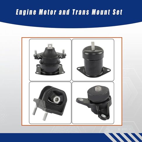 GXYWADY 4PCS Engine Motor Trans Mount Set Replacement for 2009-2014 Acura TL 3.5L 3.7L for Auto A4572 A4561 in Saudi Arabia