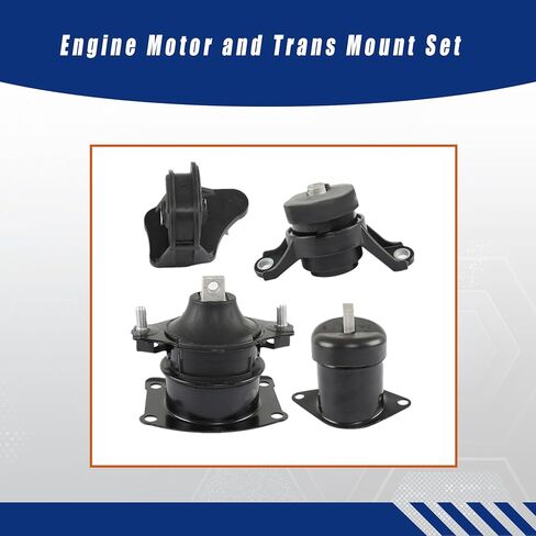 GXYWADY 4PCS Engine Motor Trans Mount Set Replacement for 2009-2014 Acura TL 3.5L 3.7L for Auto A4572 A4561 in Saudi Arabia