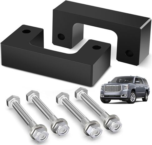 مجموعة رفع التسوية الأمامية مقاس 2.5 بوصة متوافقة مع سيارة Chevy Silverado 1500 Avalanche Suburban Tahoe، وفواصل تعليق أمامية مقاس 2.5 بوصة متوافقة مع سيارة GMC Sierra Yukon XL1500 in Saudi Arabia