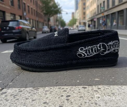 شبشب Homiegear Dyseone San Diego Homie للرجال والنساء - حذاء منزلي ناعم من سروال قصير سهل الارتداء مع نعل مبطن in Kuwait