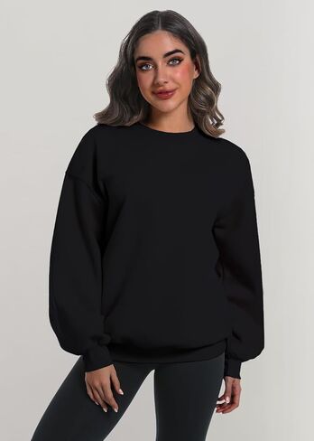 kims cosiart Womens Oversized Sweatshirts Hoodies Long Sleeve Tops Fall Winter Clothes Crewneck Cozy Outfits Pullover in Saudi Arabia