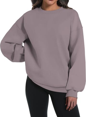 kims cosiart Womens Oversized Sweatshirts Hoodies Long Sleeve Tops Fall Winter Clothes Crewneck Cozy Outfits Pullover in Kuwait