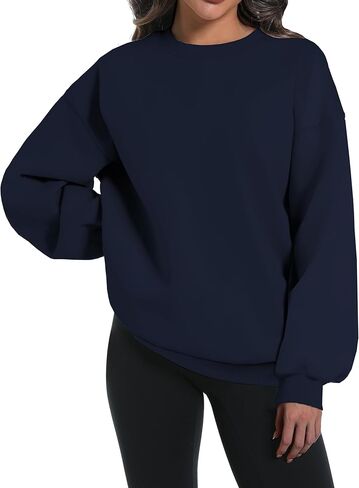 kims cosiart Womens Oversized Sweatshirts Hoodies Long Sleeve Tops Fall Winter Clothes Crewneck Cozy Outfits Pullover in Saudi Arabia