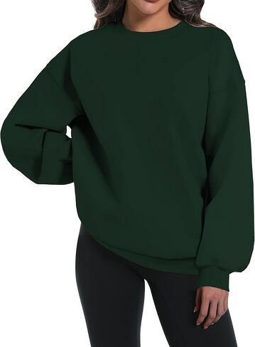 kims cosiart Womens Oversized Sweatshirts Hoodies Long Sleeve Tops Fall Winter Clothes Crewneck Cozy Outfits Pullover in Saudi Arabia