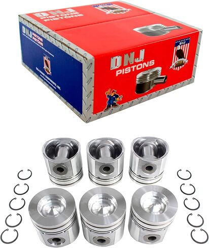 DNJ P1165.20 Oversize Piston Set for 1998-2002 Dodge Ram 2500 Ram 3500 5.9L L6 24V OHV 359cid in Saudi Arabia