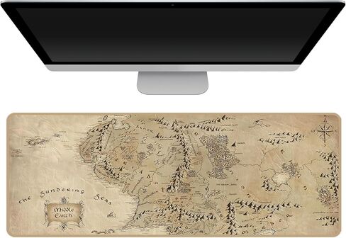 Baseball Mouse Pad Extended Large 31.5 x 11.8 Inch, XL Gaming Desk Pad with 4mm Anti-Slip Rubber Base, Baseball Keyboard Pad Mouse Mat for Los Angeles Home Office Work in Saudi Arabia