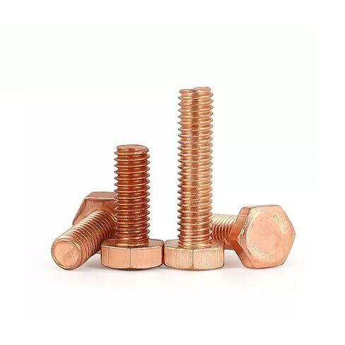 2/10 قطع من مسامير سداسية نحاسية/مسامير نحاسية كهربائيا M3-M14(4 قطعة M6x8) in Kuwait