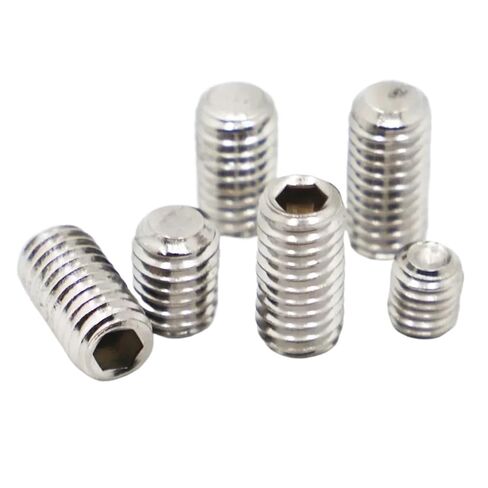 304 الفولاذ المقاوم للصدأ شقة مسمار برأس M2 M2.5 M3 M4 M5 M6 M8 DIN916 مسدس كأس تلميح DIY مجموعة مقبض الباب الترباس (12 مللي متر ، M8 5 قطعة) in Kuwait